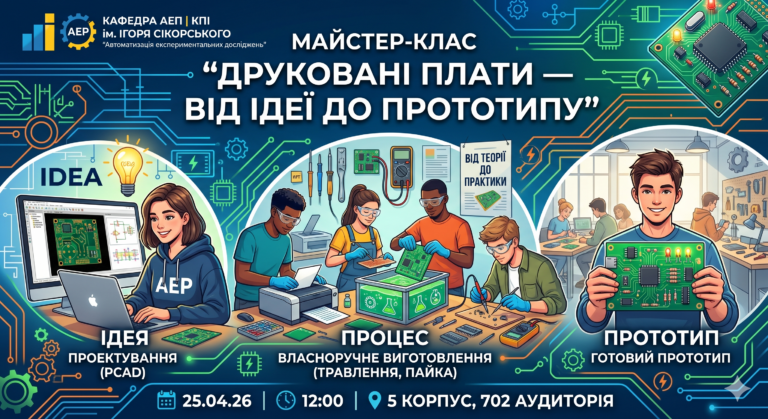 Майстер-клас «Друковані плати — від ідеї до прототипу»