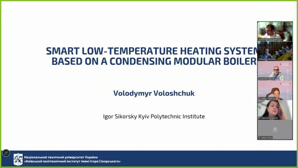 Smart Low-Temperature Heating System Based on a Condensing Modular Boiler